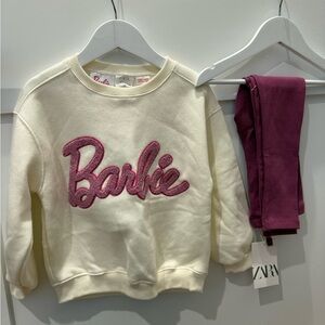 Zara Cream Barbie Sweatshirt Zara